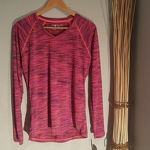 Multi-color geometric athletic shirt RBX active